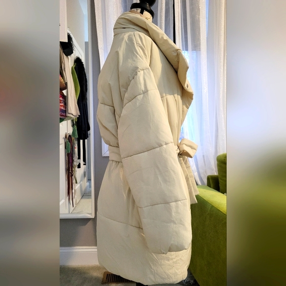 GAP Puffer Coat - Cream - Picture 6 of 6